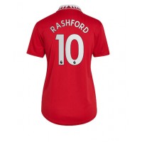 Fotbalové Dres Manchester United Marcus Rashford #10 Dámské Domácí 2022-23 Krátký Rukáv